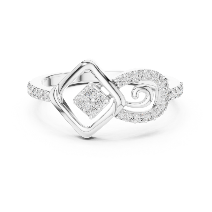 Prong set round lab-grown diamond ring by THE LAB Jewellers