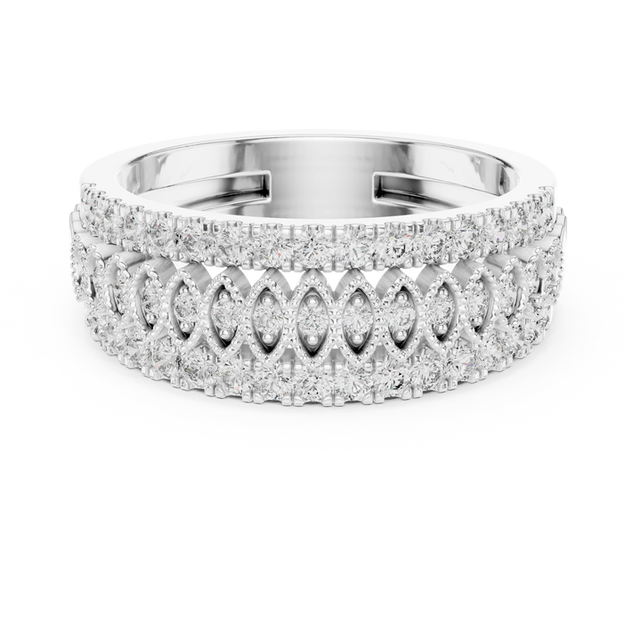 Round lab-grown diamond ring by THE LAB Jewellers