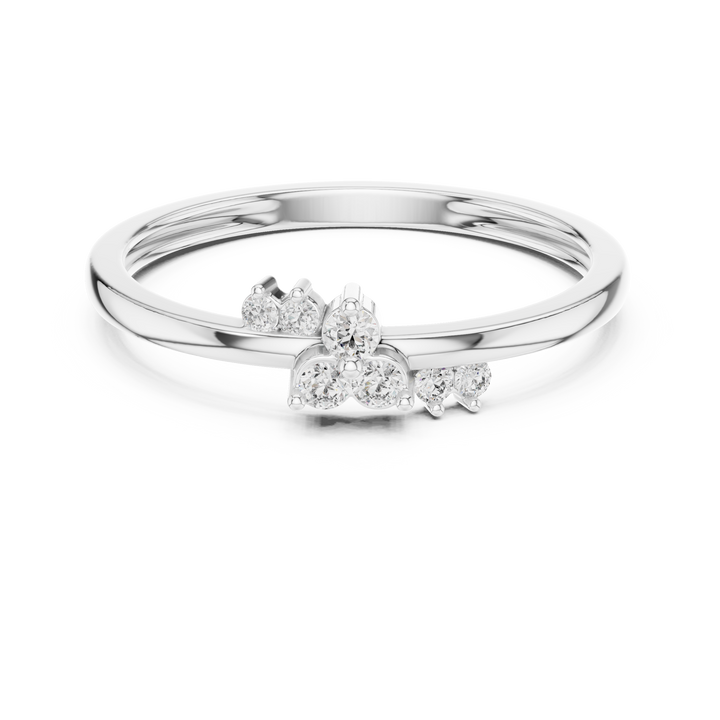 Claw-set round lab-grown diamond ring by THE LAB Jewellers