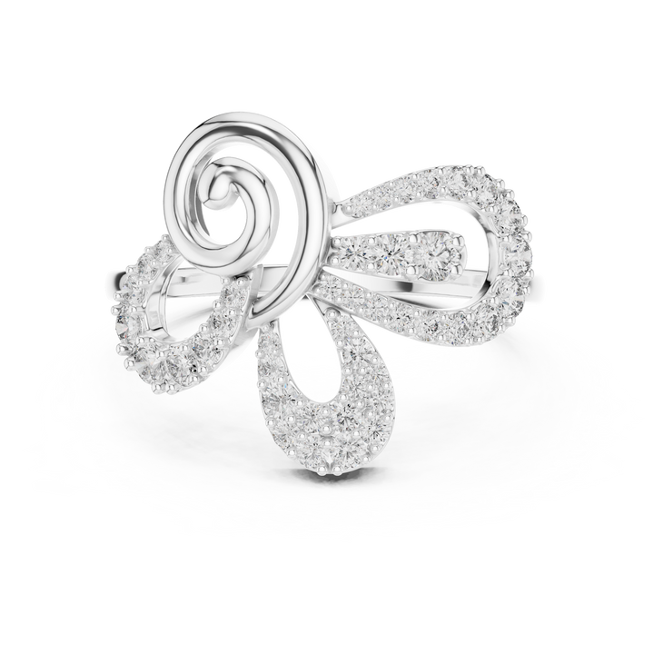 Prong set round lab-grown diamond ring by THE LAB Jewellers
