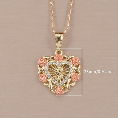 Elegant & Cute 14K Gold Plated Religious Rosary Jewelry