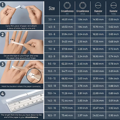 [Retro Punk, Heart Ring Set] 17pcs Exaggerated Retro Punk Style