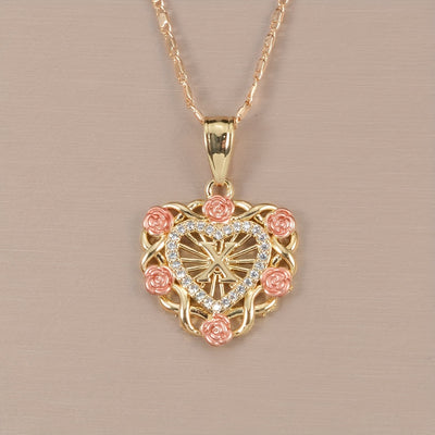 Elegant & Cute 14K Gold Plated Religious Rosary Jewelry