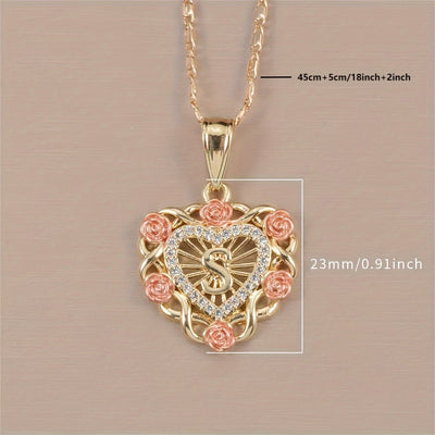 Elegant & Cute 14K Gold Plated Religious Rosary Jewelry