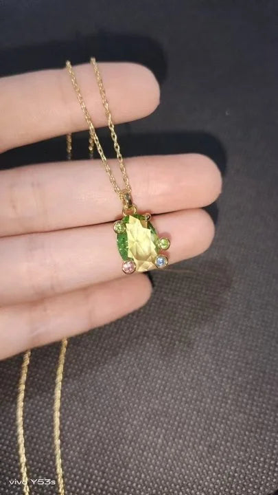 Fashion  Forward 18K Gold  Plated Pieces With Captivating Crystal