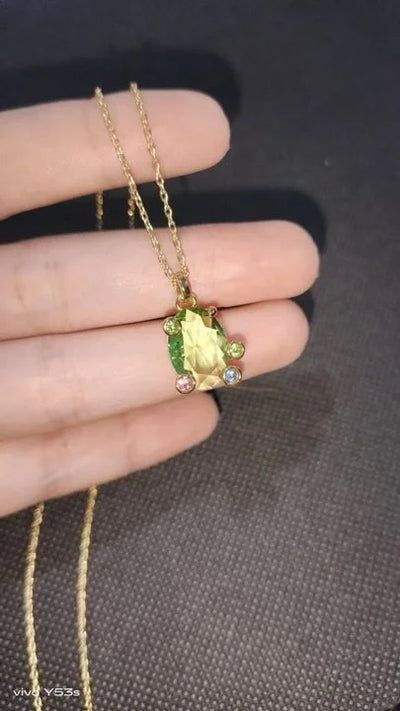 Fashion  Forward 18K Gold  Plated Pieces With Captivating Crystal