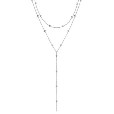 Fashion Gold Color Y-Shaped Pendant Necklaces For Women Girls