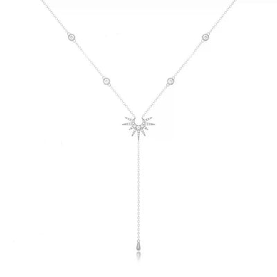 Fashion Gold Color Y-Shaped Pendant Necklaces For Women Girls