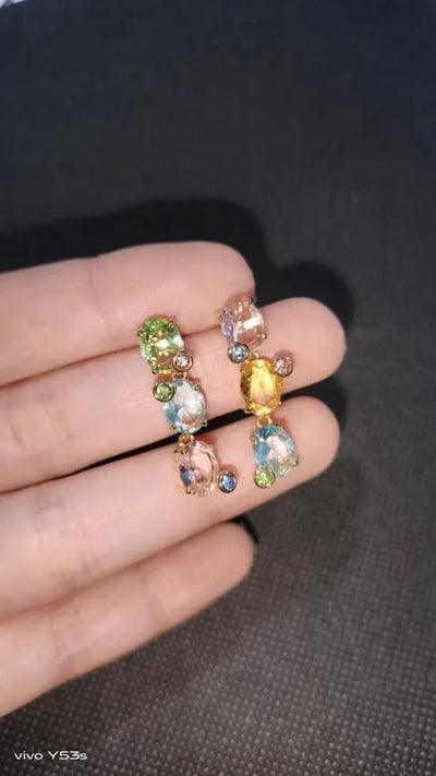 Fashion  Forward 18K Gold  Plated Pieces With Captivating Crystal