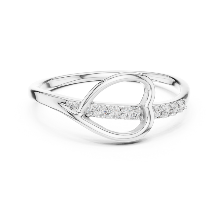 Micro prong round lab-grown diamond ring by THE LAB Jewellers