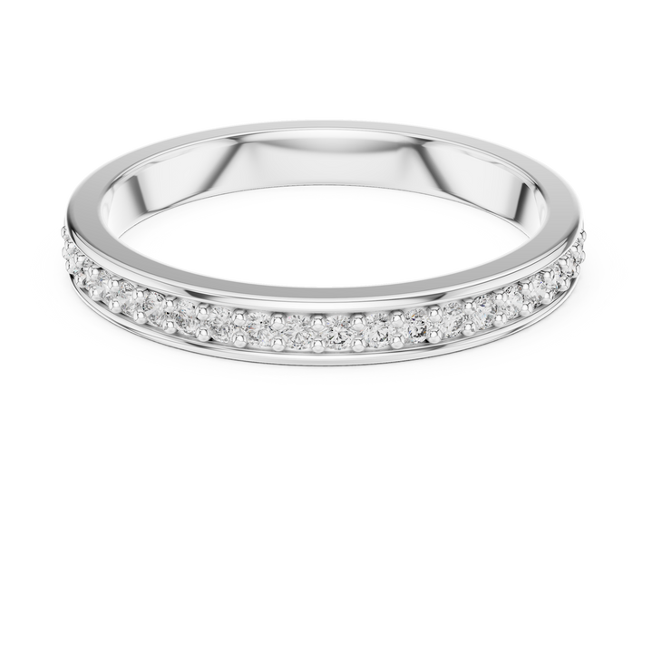Pavé round lab-grown diamond ring by THE LAB Jewellers