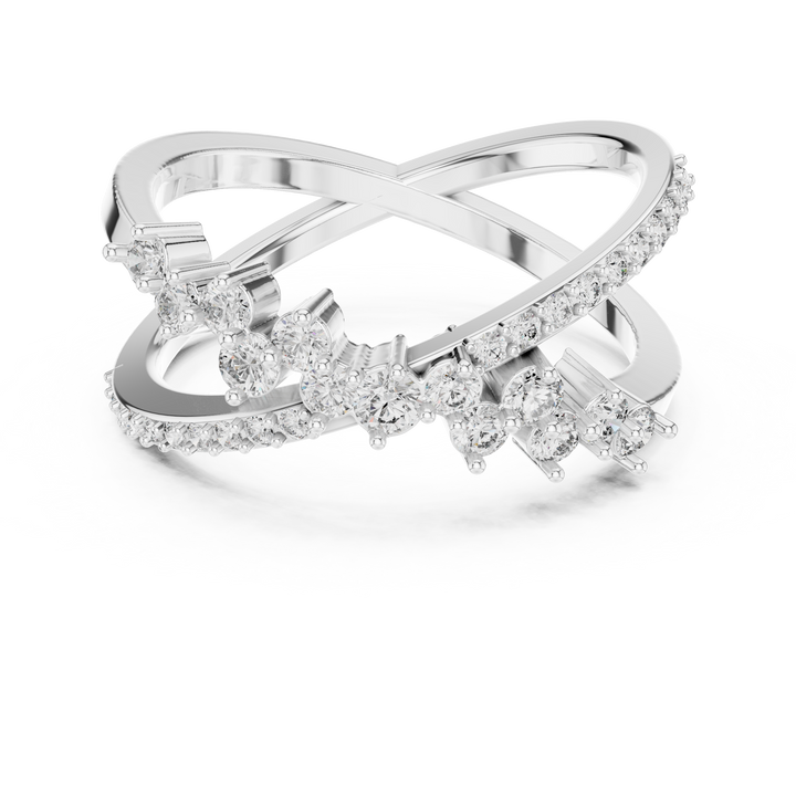 Round lab-grown diamond ring by THE LAB Jewellers