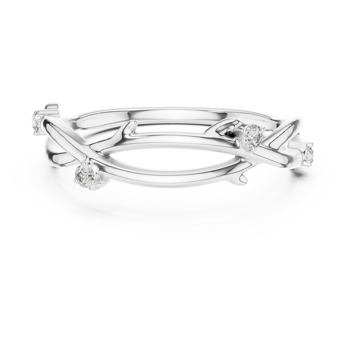 Claw-set round lab-grown diamond ring by THE LAB Jewellers