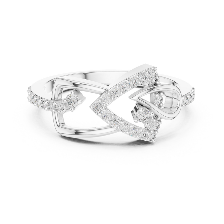 Round lab-grown diamond ring by THE LAB Jewellers