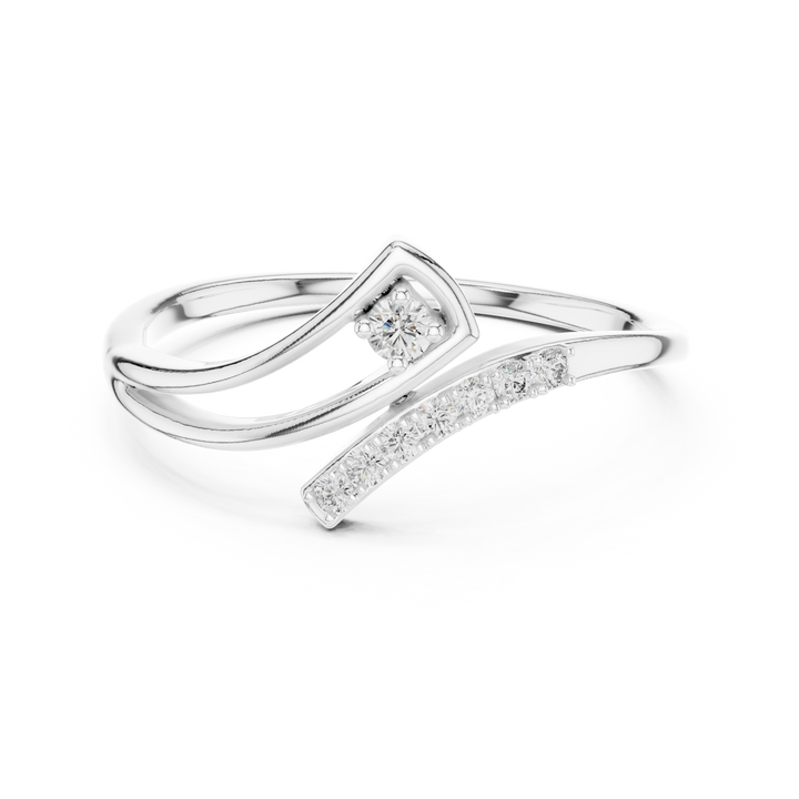 Round lab-grown diamond ring by THE LAB Jewellers