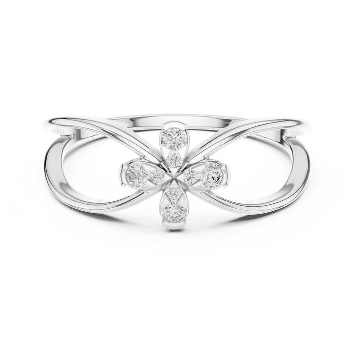 Micro prong round lab-grown diamond ring by THE LAB Jewellers