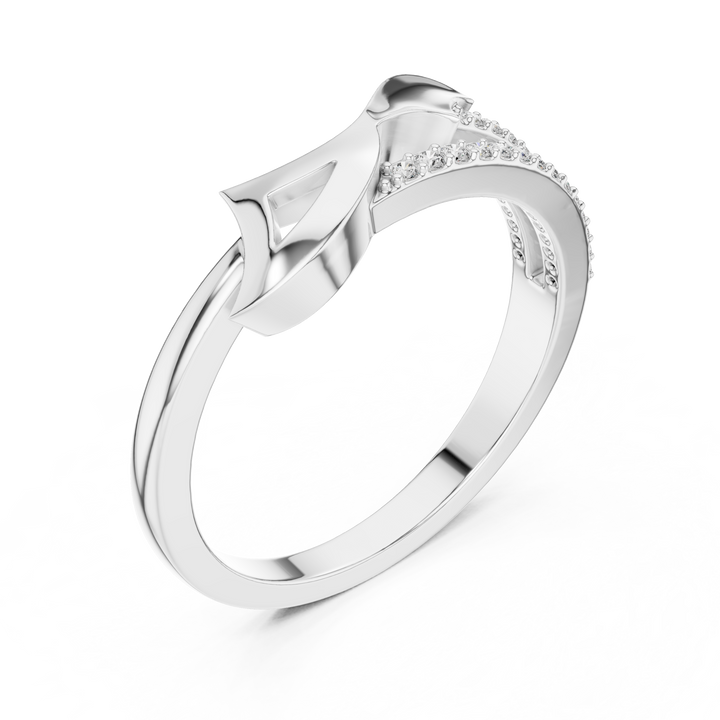 Prong set round lab-grown diamond ring by THE LAB Jewellers
