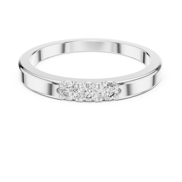 Round lab-grown diamond ring by THE LAB Jewellers