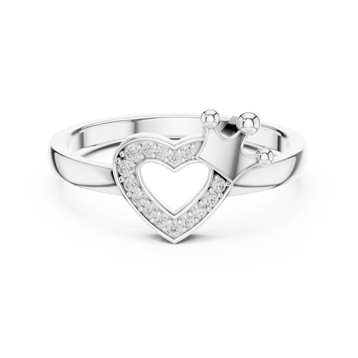 Pavé round lab-grown diamond ring by THE LAB Jewellers