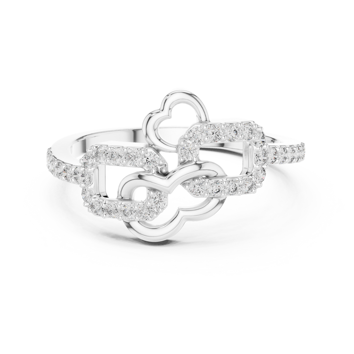 Prong set round lab-grown diamond ring by THE LAB Jewellers