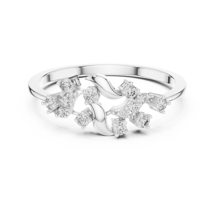 Round lab-grown diamond ring by THE LAB Jewellers