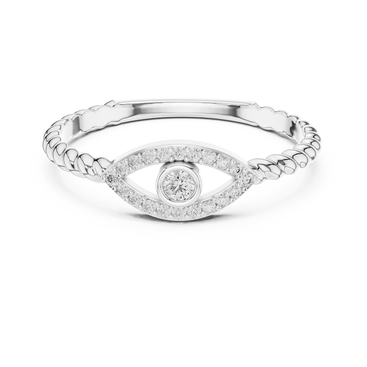 Round lab-grown diamond ring by THE LAB Jewellers
