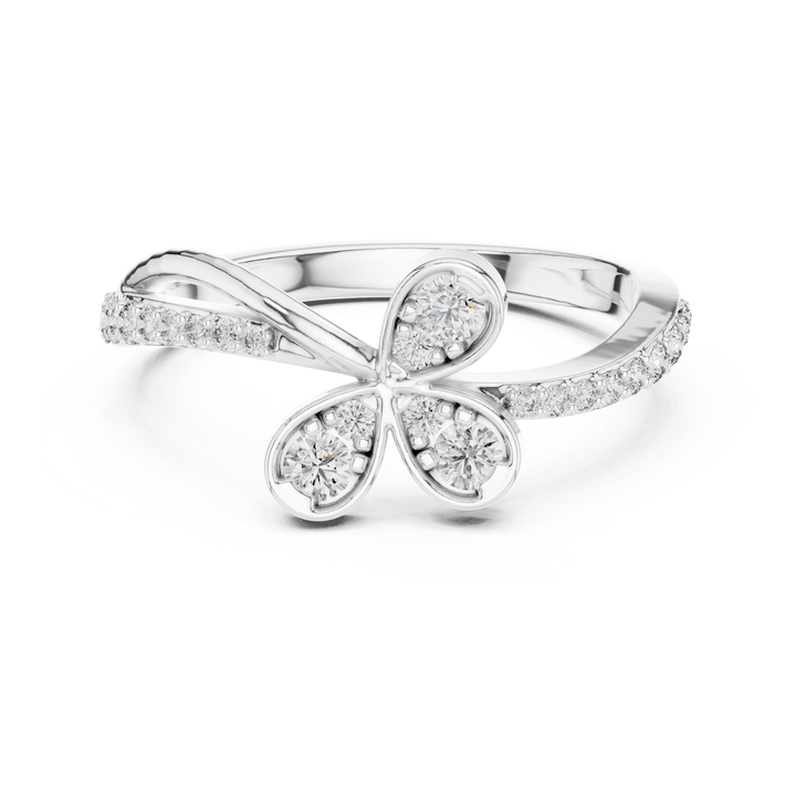 Prong set round lab-grown diamond ring by THE LAB Jewellers