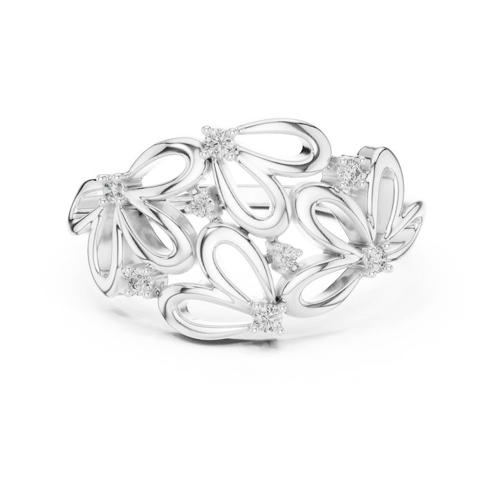 Claw-set round lab-grown diamond ring by THE LAB Jewellers