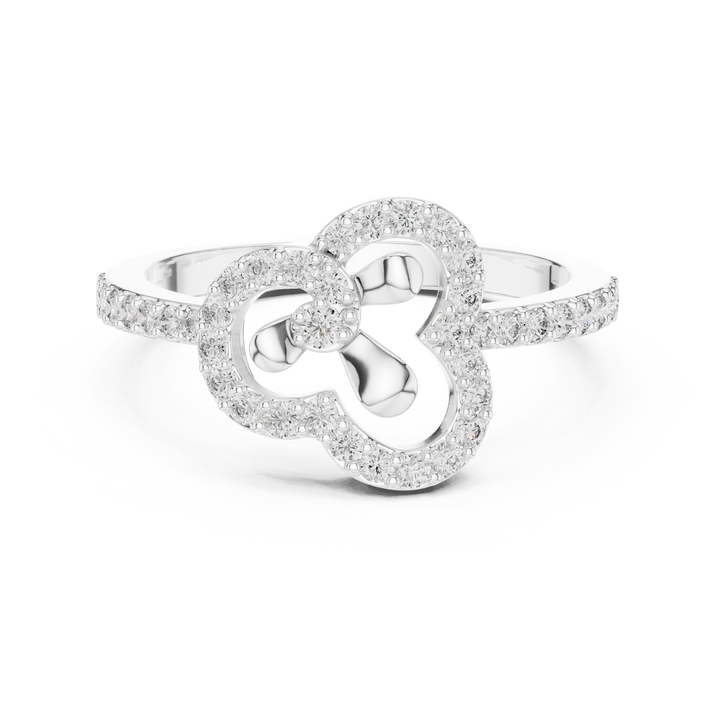 Prong set round lab-grown diamond ring by THE LAB Jewellers